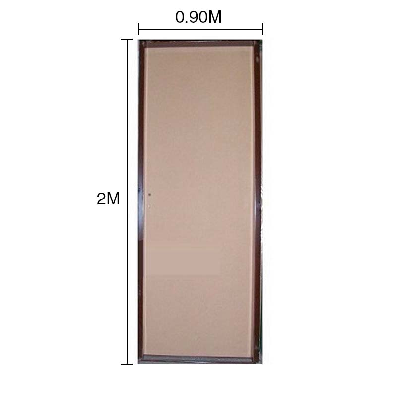 Puerta interior derecha 90 L2000 MDF marco chapa 900mm x 2m