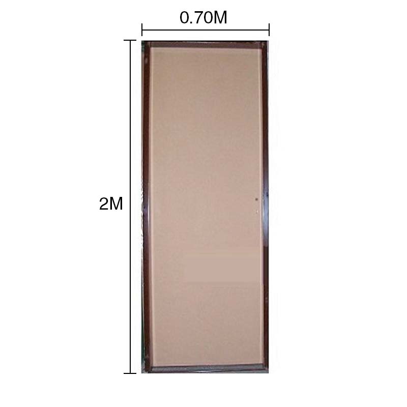 Puerta interior izquierda 70 L2000 MDF marco chapa 700mm x 2m