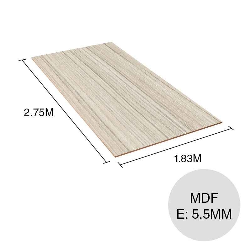Revestimiento melamina MDF Nature mont blanc 5.5mm x 1.83m x 2.75m