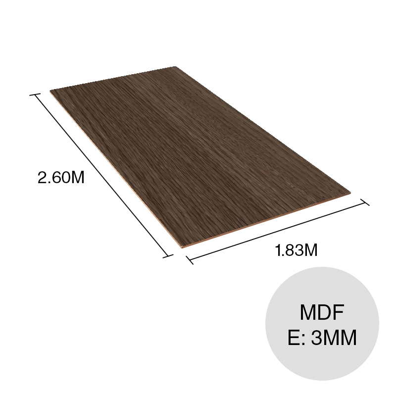 Fondo melamina MDF Maderas Clasicas roble dakar 3mm x 1.83m x 2.6m