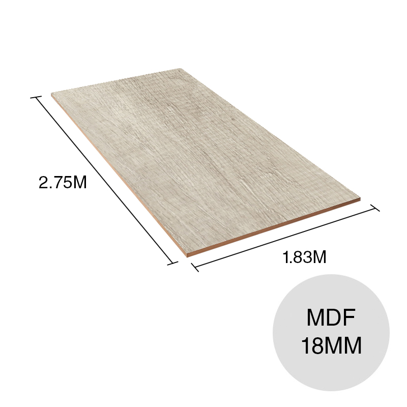 Tablero melamina MDF Nordica helsinki 18mm x 1.83m x 2.75m