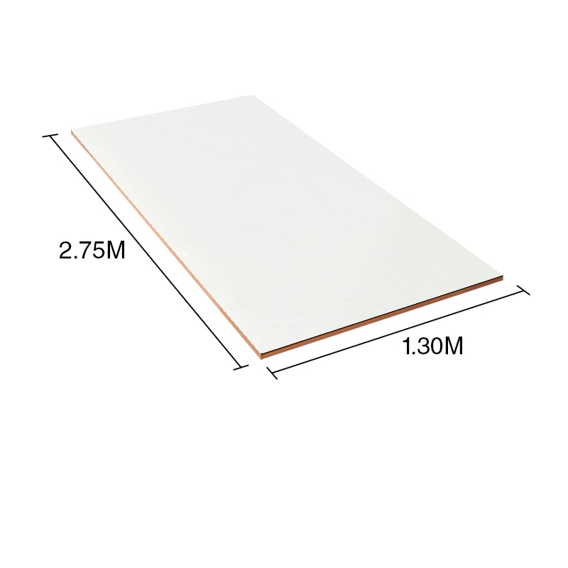 Tablero melamina MDF Tactil White Extreme Gloss 18mm x 1.30m x 2.75m