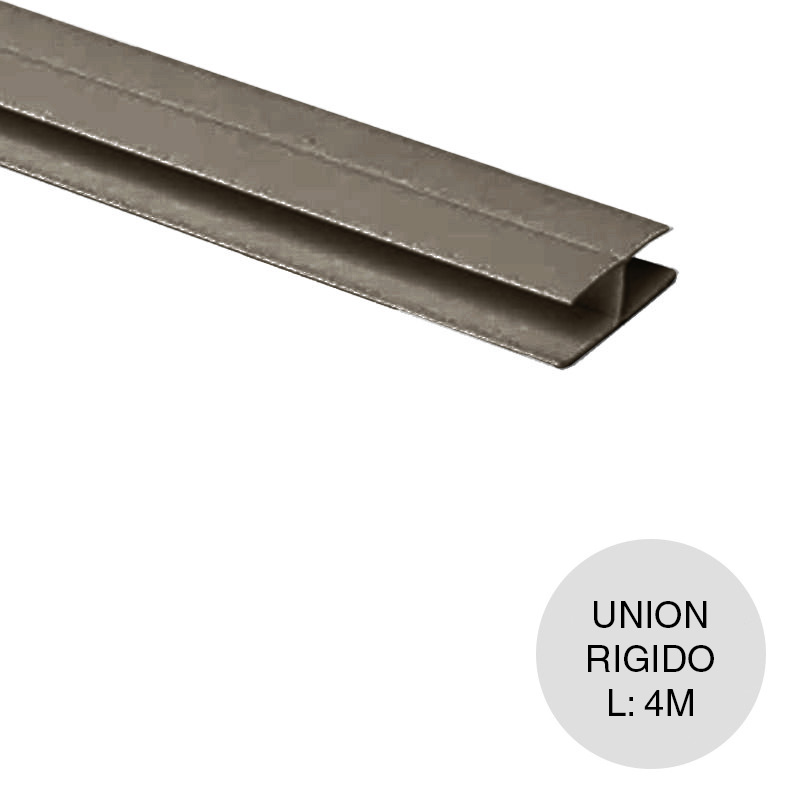 Perfil union rigido PVC cipres 15mm x 40mm x 4m