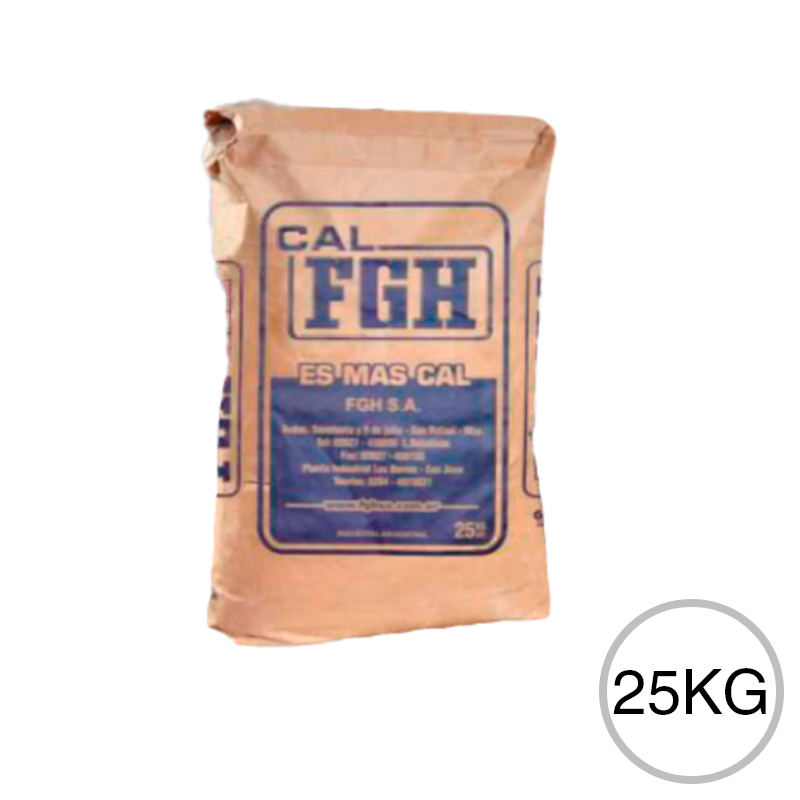 Cal hidratada construccion bolsa x 25kg