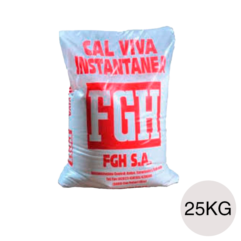Cal viva molida industrial bolsa x 25kg