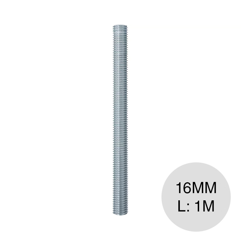 Varilla roscada anclaje acero galvanizado FIS A M 16mm x 1m