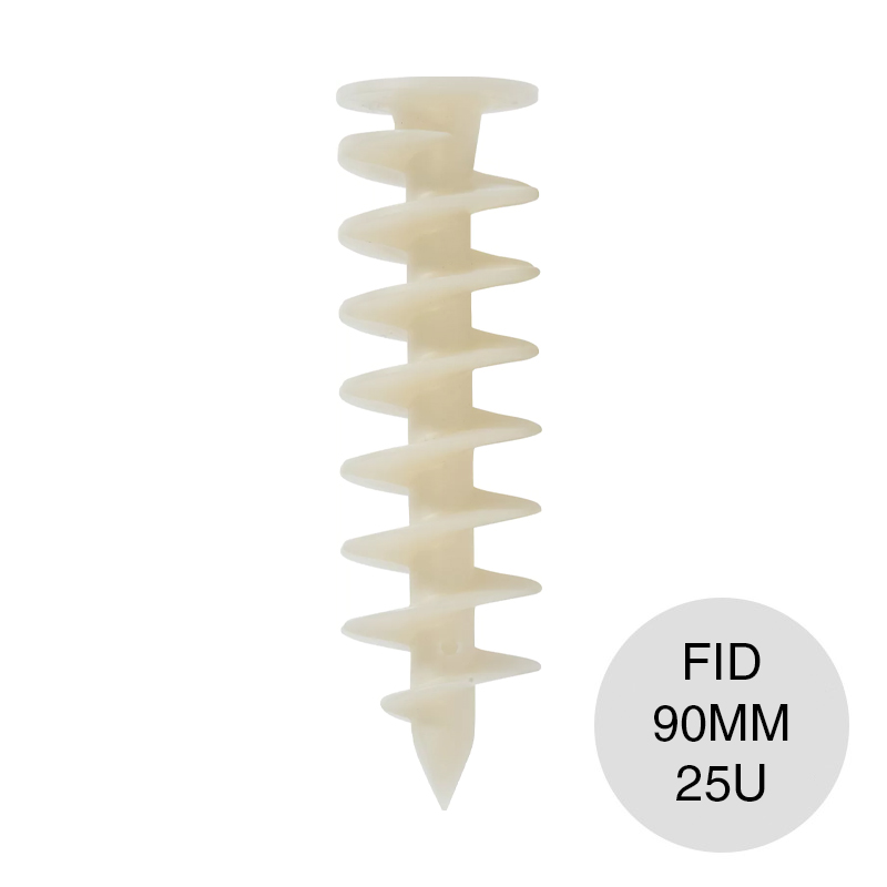 Fijacion p/aislantes FID ø 25mm x 90mm caja x 25u