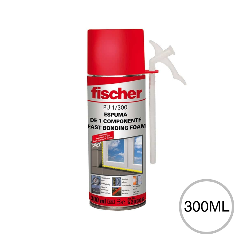 Espuma poliuretano expandido premium PU 1/300 B3 aerosol x 300ml