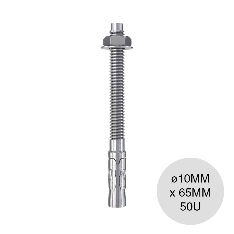 Anclaje fijacion metalica perno FWA ø 10mm x 65mm caja x 50u