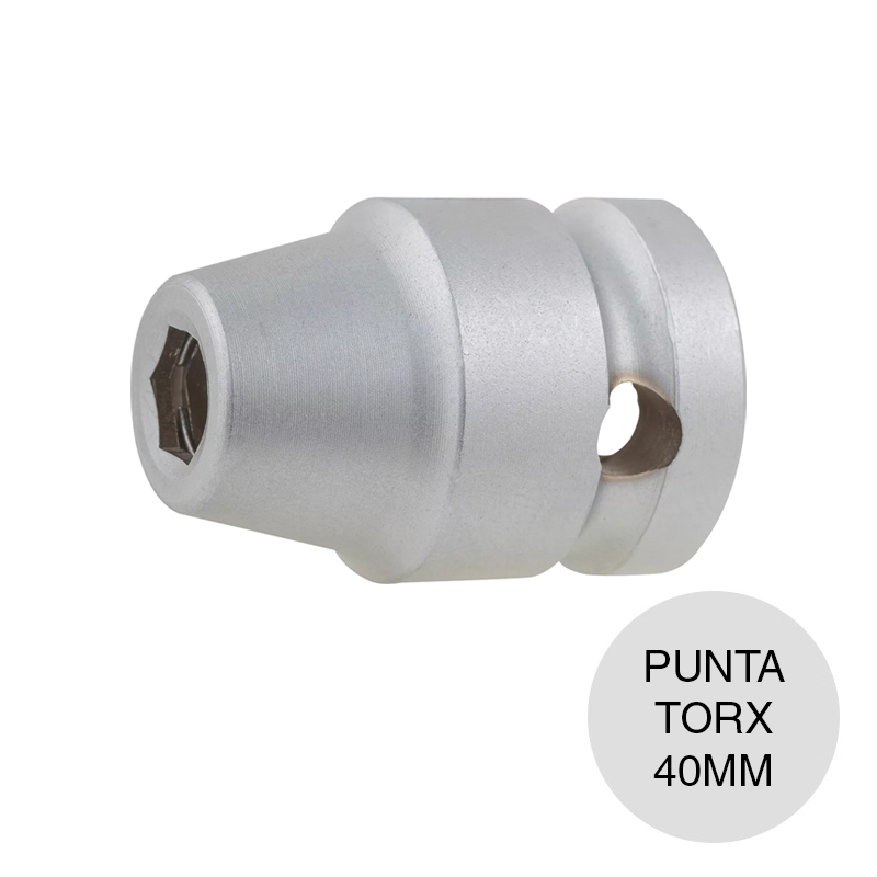 Boquilla punta torx encastre 1/2" - 1/4" x 40mm