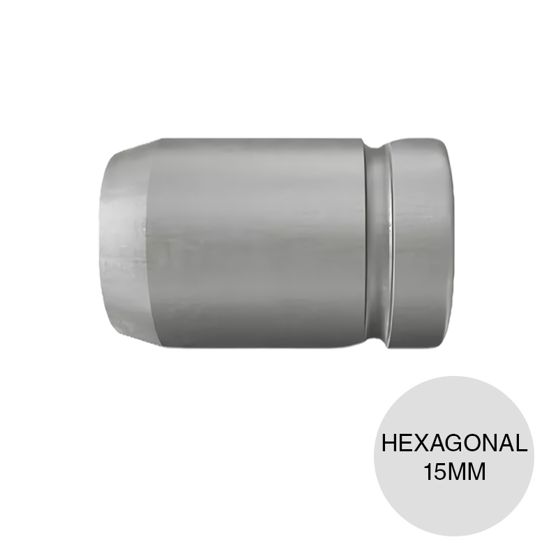 Boquilla hexagonal SW encastre 1/2" x 15mm