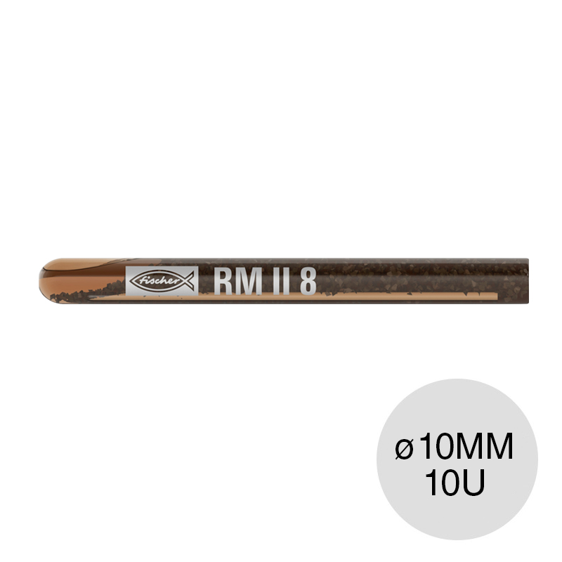 Anclaje ampolla quimica RM II 8 ø 10mm caja x 10u