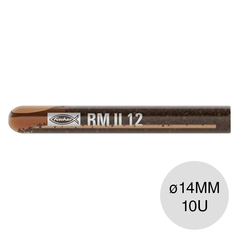 Anclaje ampolla quimica RM II 12 ø 14mm caja x 10u