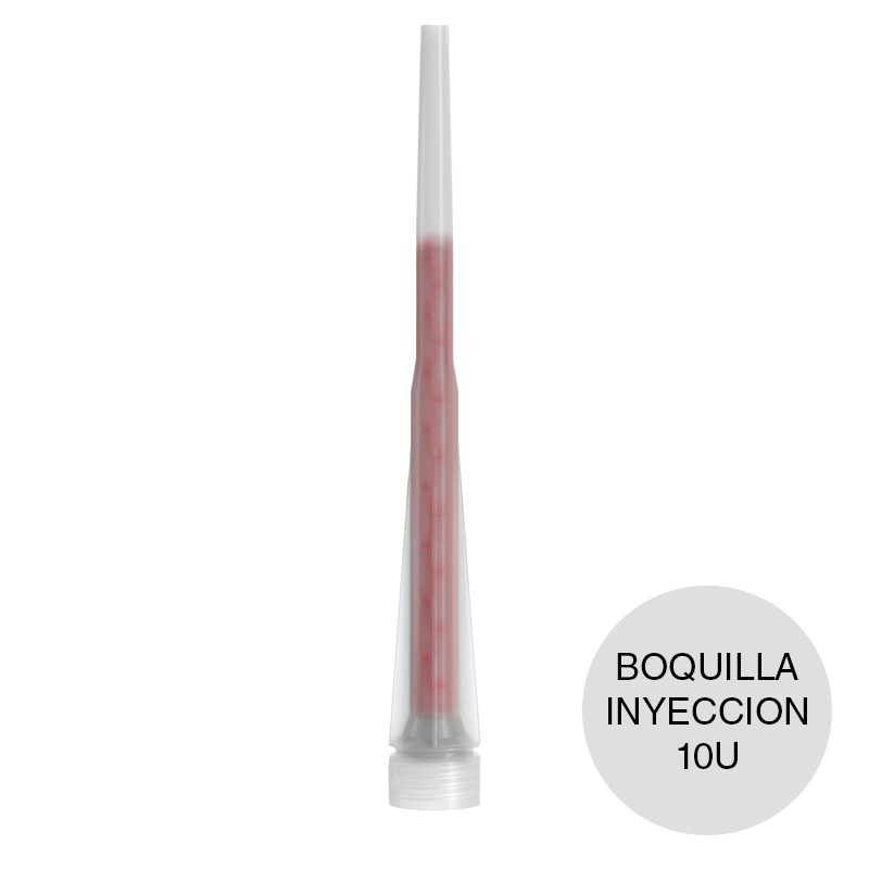 Boquilla mezcladora de inyeccion FIS MR Plus pack x 10u