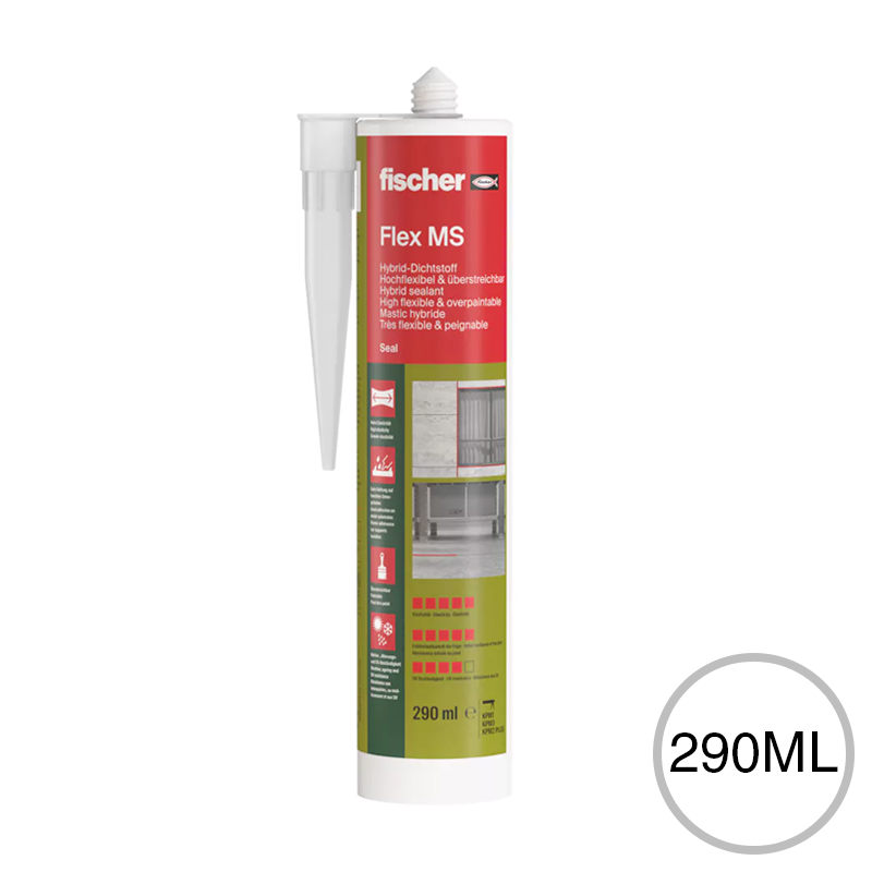 Sellador adhesivo hibrido Flex MS blanco cartucho x 290ml