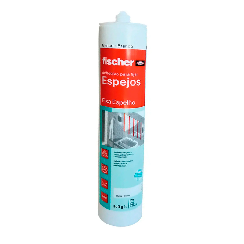 Sellador adhesivo p/ fijar espejos cartucho x 360gr