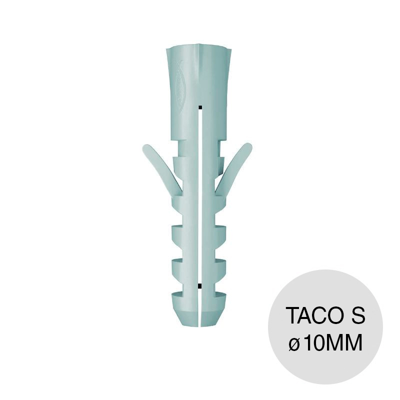 Taco tarugo S nylon s/tope ø 10mm