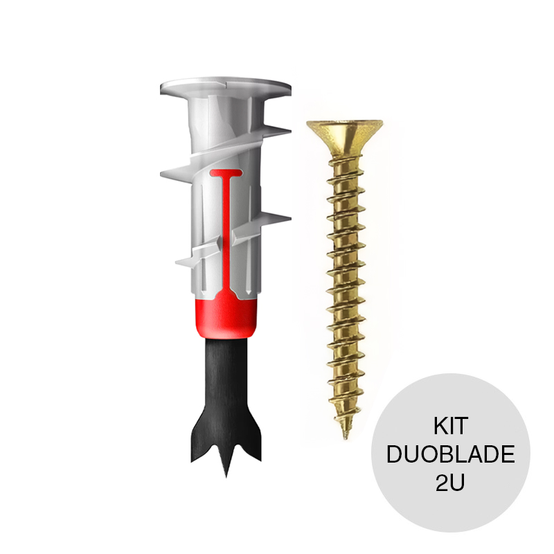 Kit tarugo fijacion DuoBlade bicomponente + Tornillo TMF ø 4.5mm x 40mm blister x 2u