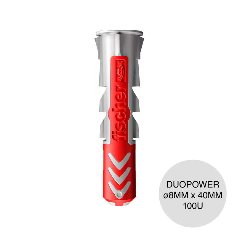 Taco tarugo DuoPower bicomponente ø 8mm x 40mm caja x 100u