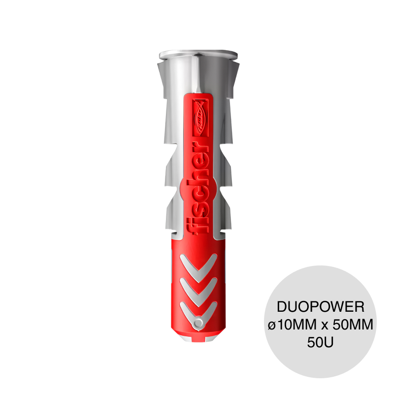 Taco tarugo DuoPower bicomponente ø 10mm x 50mm caja x 50u