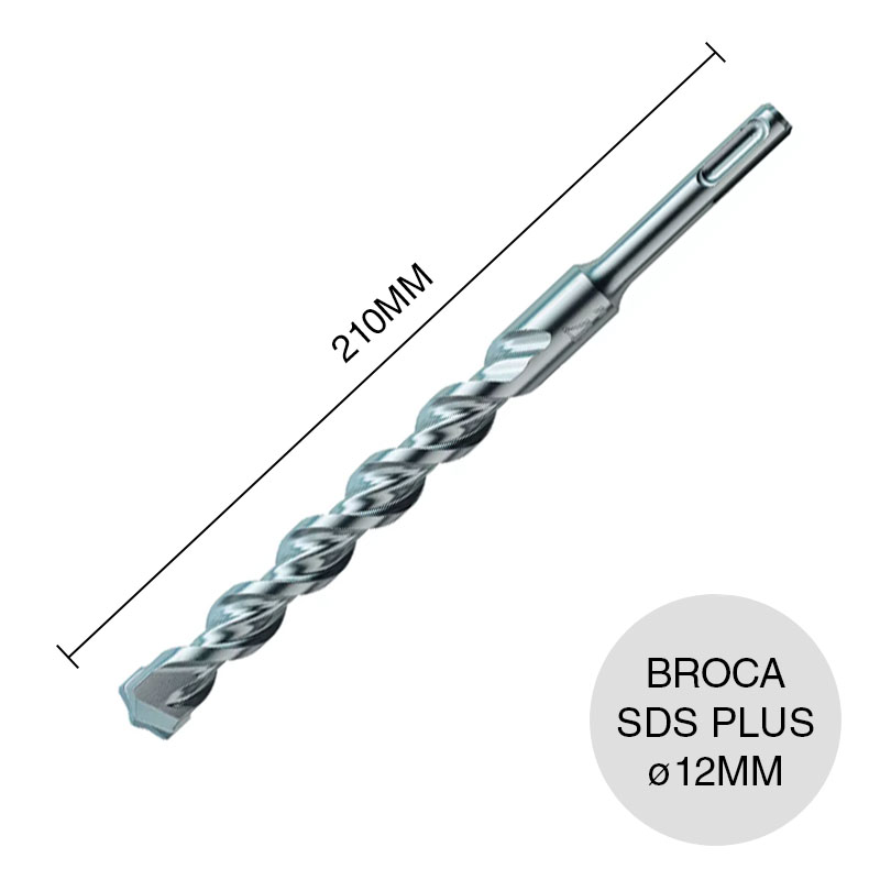 Broca percutora dos labios SDS Plus II Pointer ø 12mm x 210mm