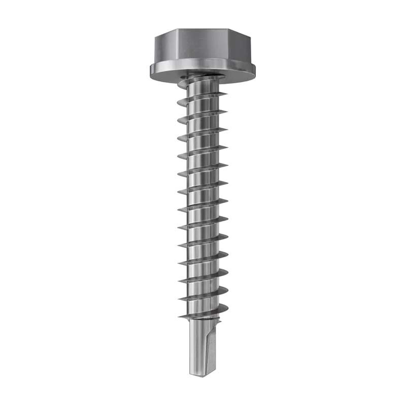 Tornillo autoperforante A2 punta mecha ø 4.80mm x 32mm caja x 100u