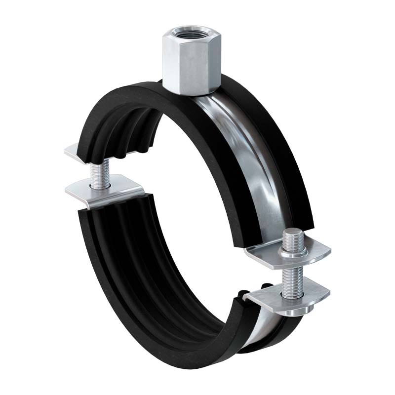 Abrazadera isofonica FRS 25-30 acero M8/M10 3/4" pack x 100u