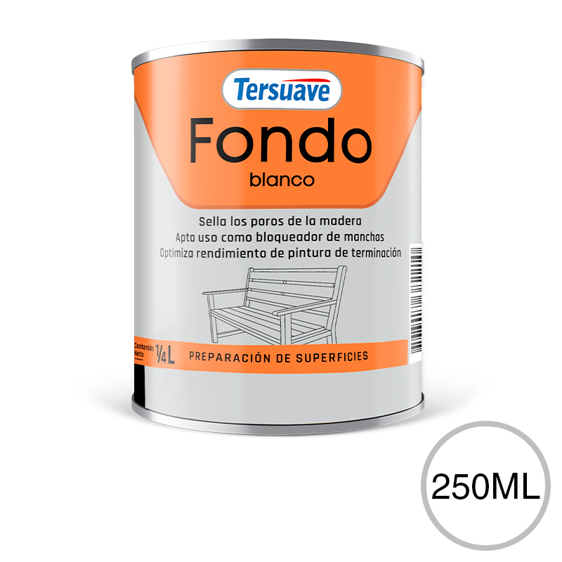 Fondo Blanco Sintetico Interior Exterior Tersuave 250ml