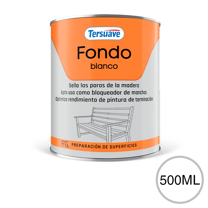 Fondo Blanco Sintetico Interior Exterior Tersuave 500ml