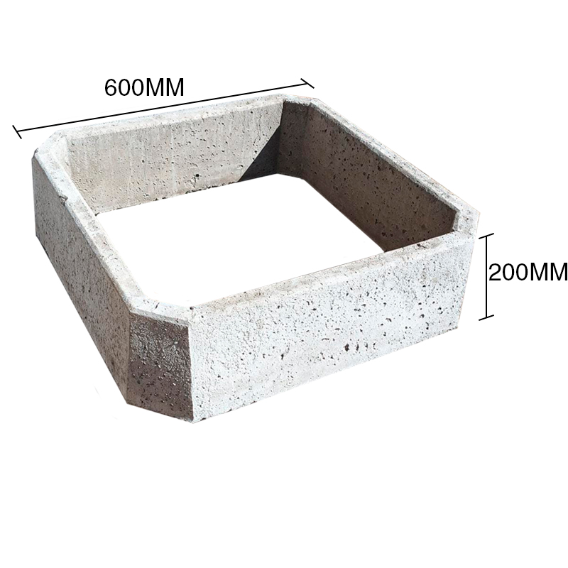 Prolongador p/camara inspeccion hormigon 200mm x 600mm x 600mm