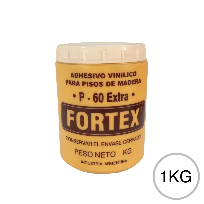 Adhesivo cola vinilica P-60 pisos madera/parquet extra pote x 1kg