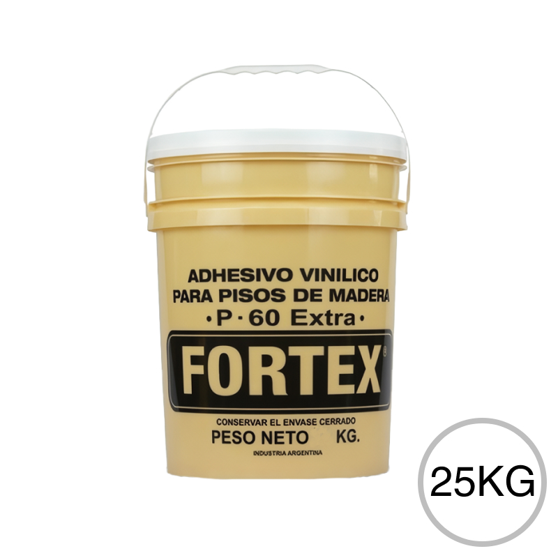 Adhesivo cola vinilica P-60 pisos madera/parquet extra pote x 25kg