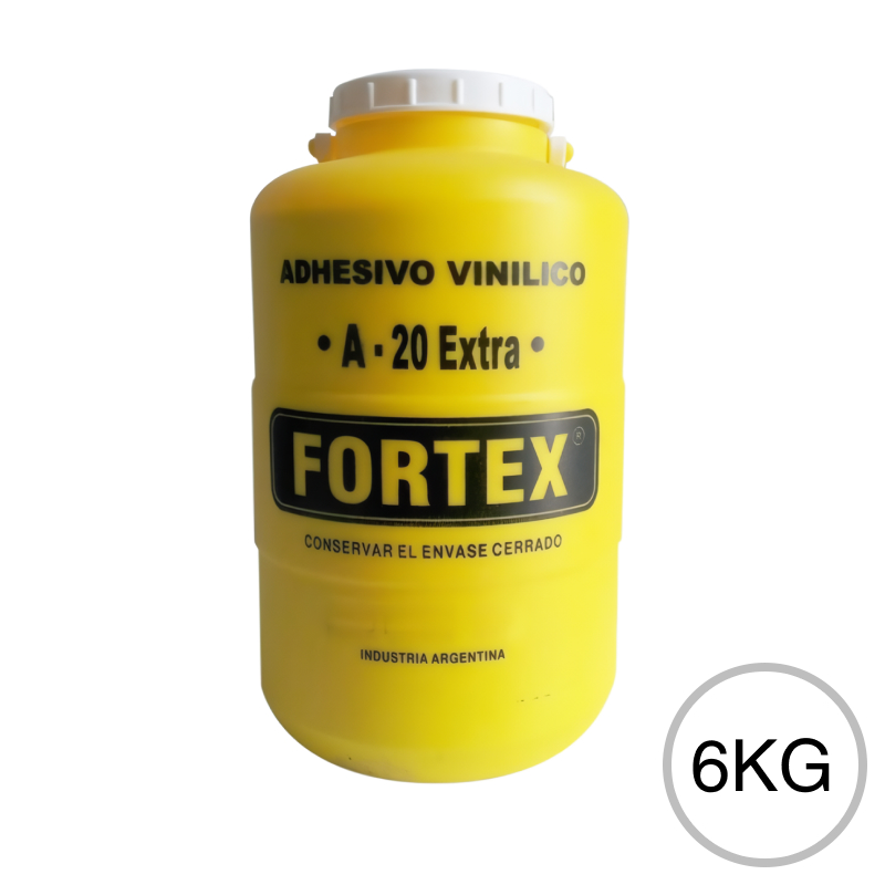 Adhesivo cola vinilica carpintero A-20 extra pote x 6kg