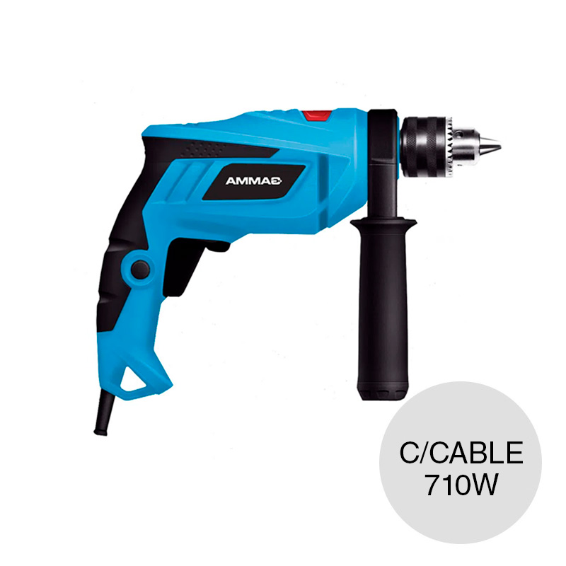 Taladro impacto c/cable 710w 2900rpm