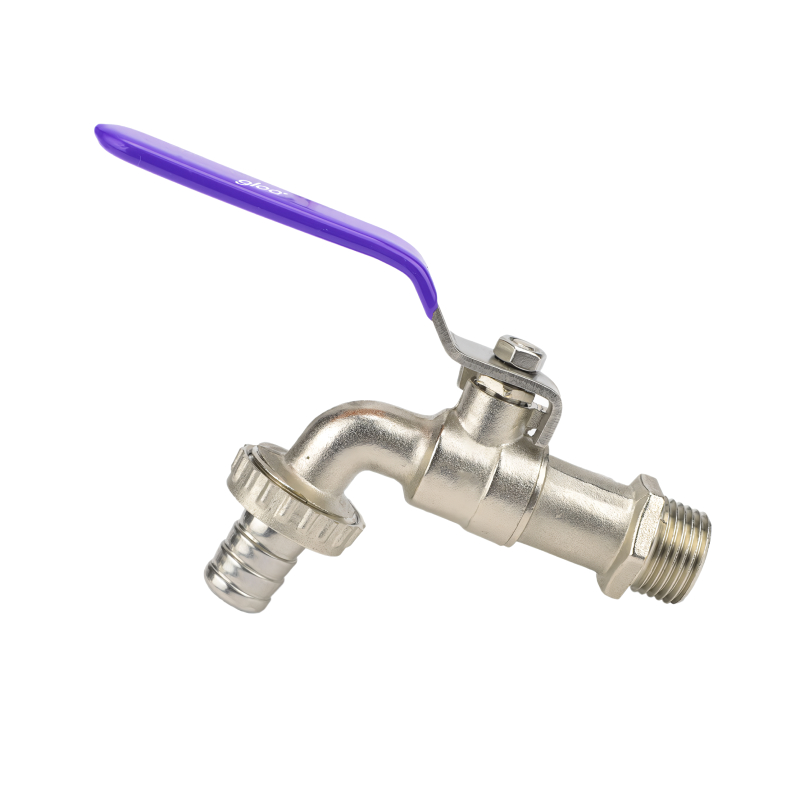 Canilla esferica c/manija palanca bronce niquelado ø 1/2"