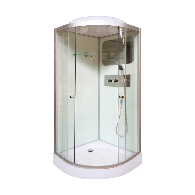 Cabina ducha Columbia 2 puertas vidrio templado 4mm 900mm x 900mm x 2.15m