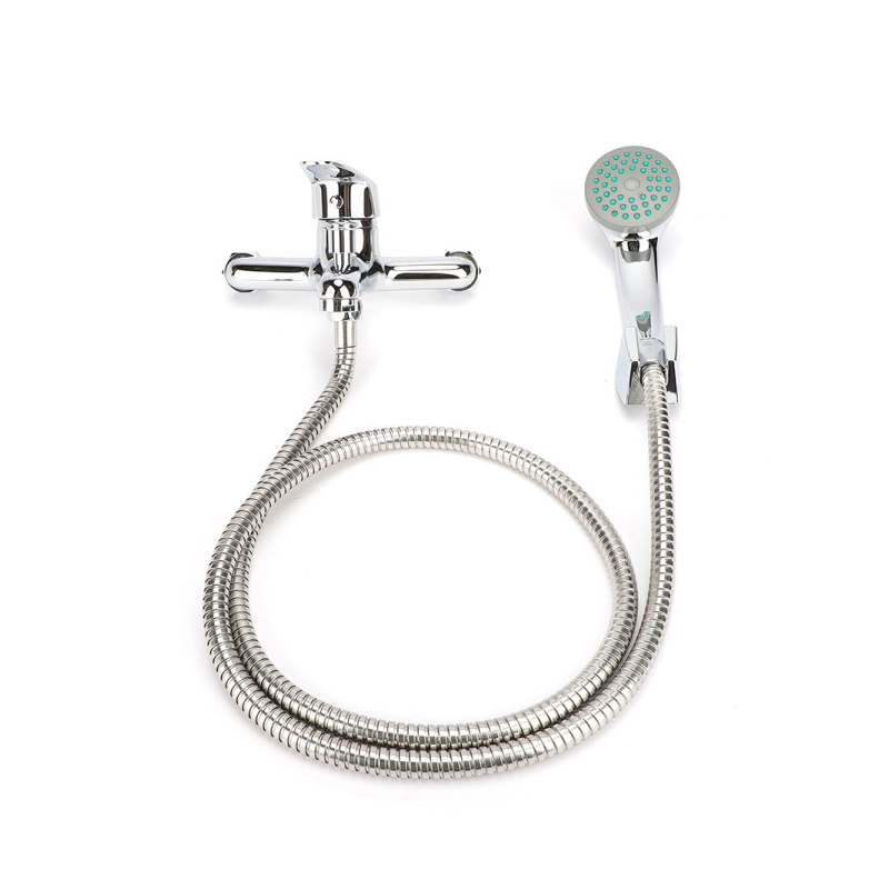 Griferia bañera metalica Missouri monocomando c/transferencia exterior cromo brillante