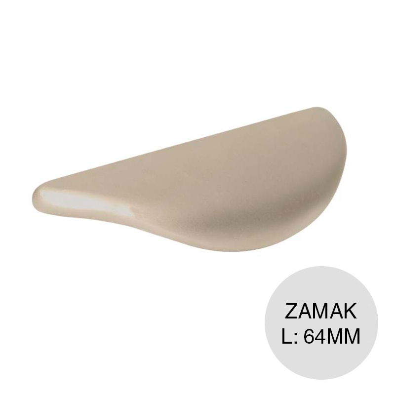 Tirador p/muebles Euro CB4 zamak niquel mate 64mm