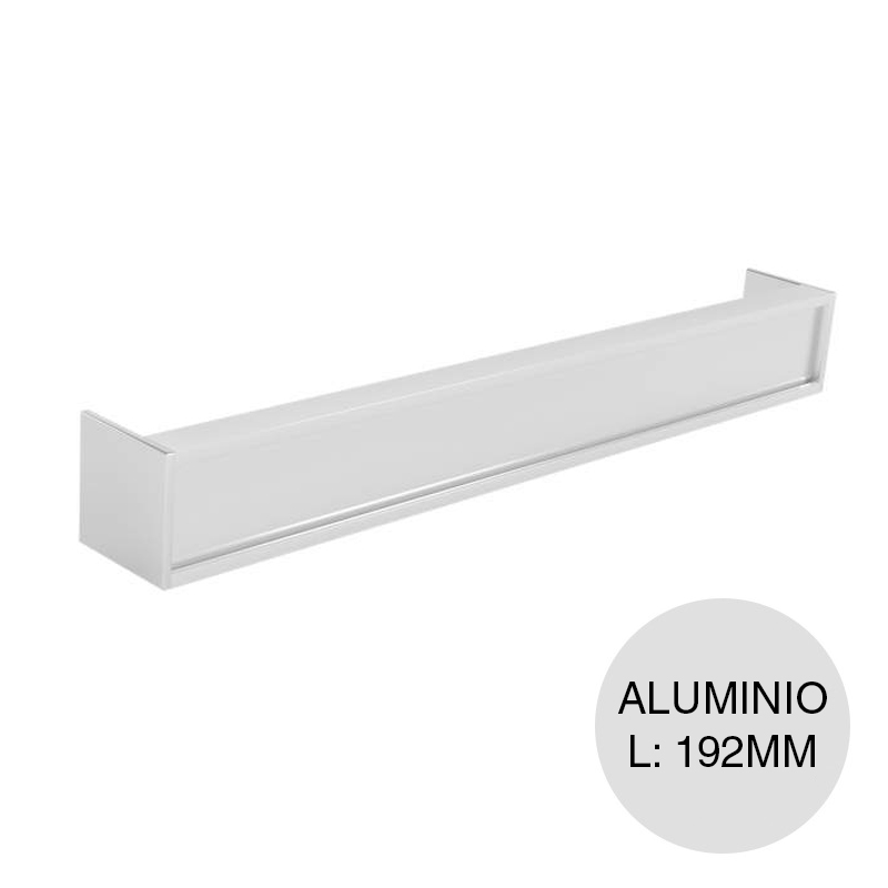 Tirador p/muebles Alumina M9 aluminio anodizado mate 192mm