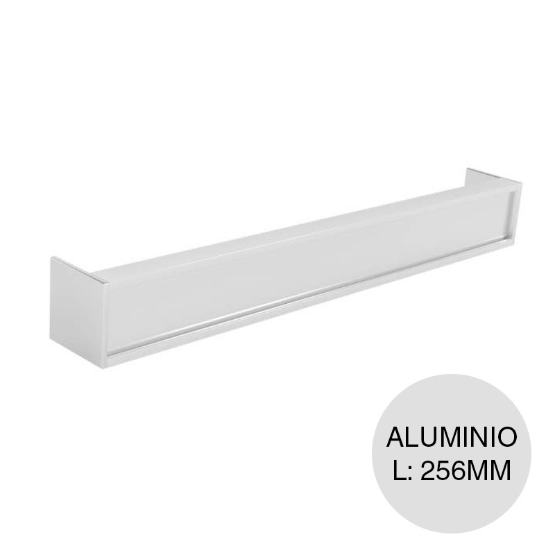 Tirador p/muebles Alumina M9 aluminio anodizado mate 256mm