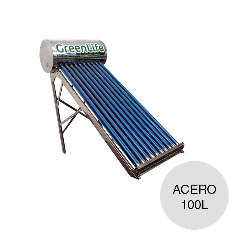 Termotanque solar acero inoxidable 100l
