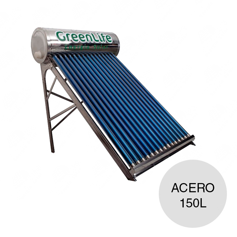 Termotanque solar acero inoxidable 150l