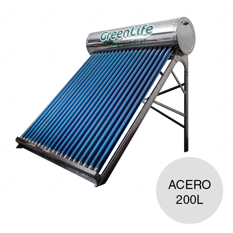 Termotanque solar acero inoxidable 200l