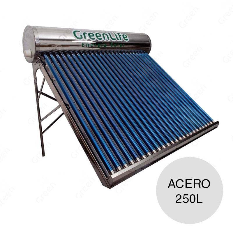 Termotanque solar acero inoxidable 250l