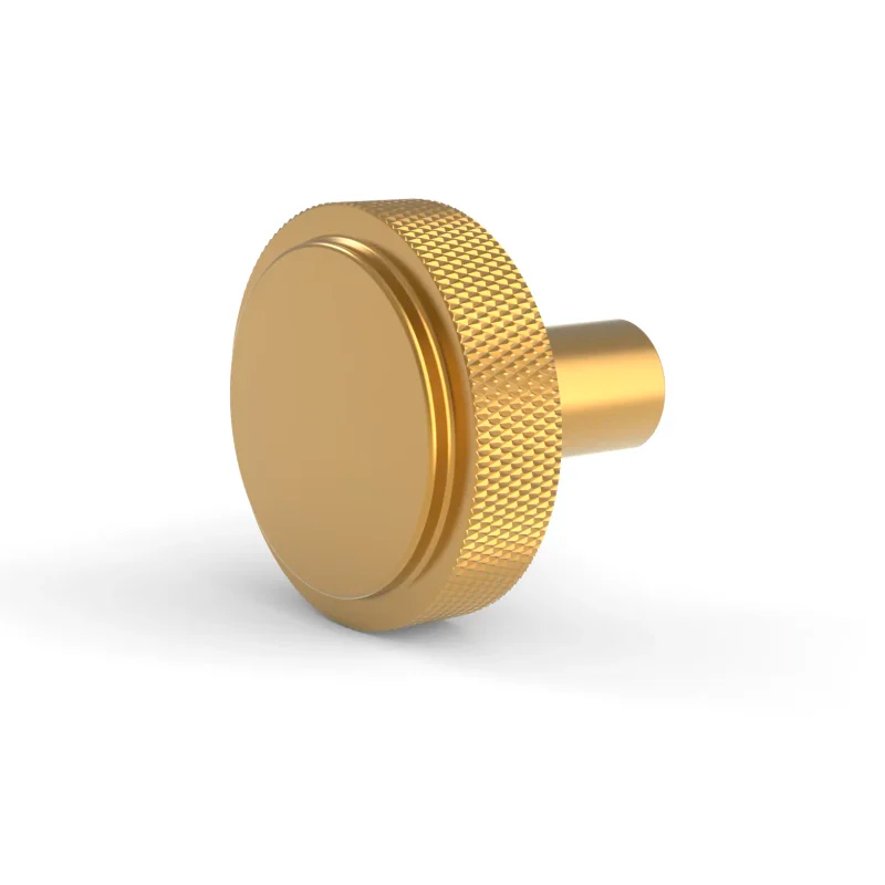 Tirador Orbit aluminio dorado 32mm x ø 35mm