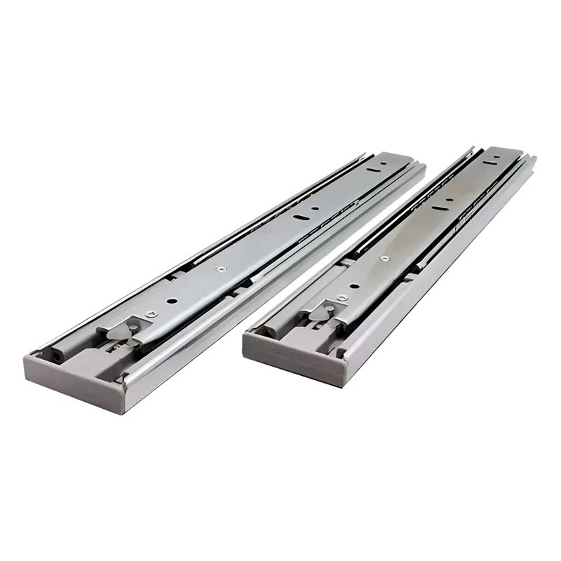 Corredera telescopica 30kg apertura automatica acero zincado 45mm x 450mm