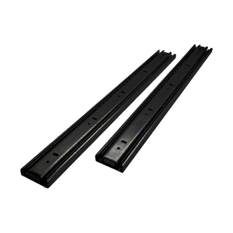 Corredera telescopica 30kg acero negro 45mm x 400mm