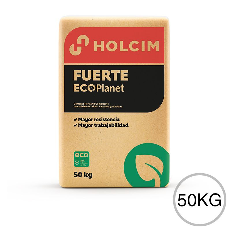 Cemento Fuerte EcoPlanet uso general bolsa x 50kg