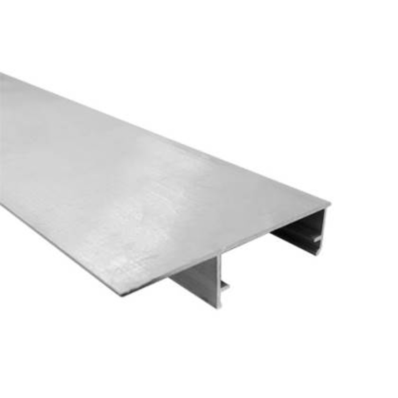 Cenefa aluminio anodizado 81mm x 3m para U-21