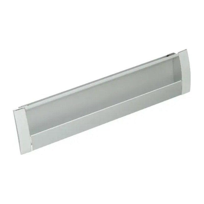 Cubeta rectangular aluminio 36mm x 128mm